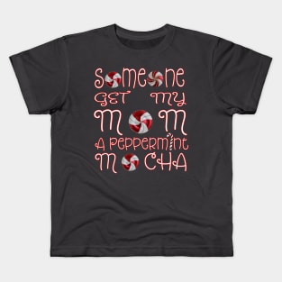 Peppermint Mocha Kids T-Shirt